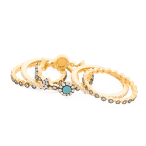 NWT**Freida Rothman Turquoise Set - Picture 2 of 2